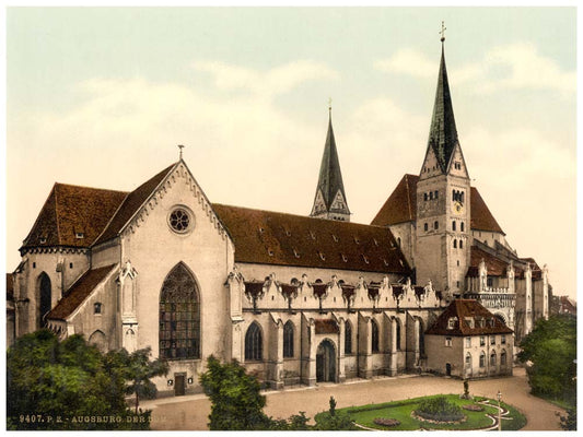 Cathedral, Augsburg, Bavaria, Germany 0400-2906