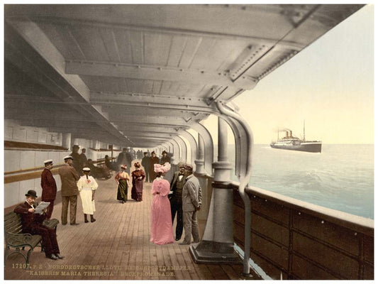 "Maria Theresia," Promenade Deck, North German Lloyd, Royal Mail Steamers 0400-3779