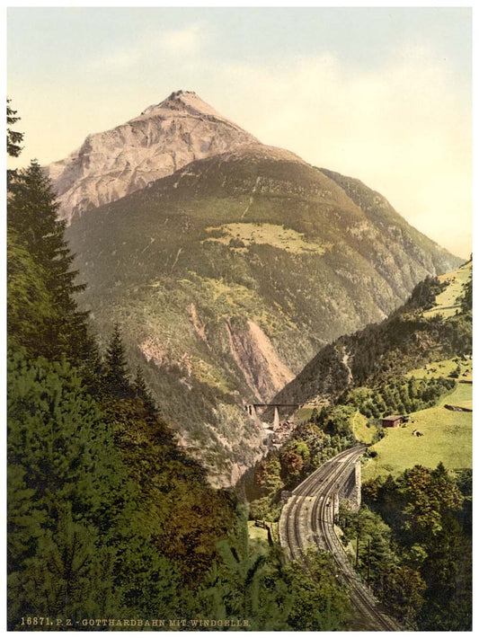 Windgelle, St. Gotthard Railway, Switzerland 0400-3785