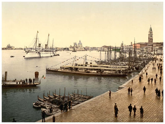 The Hohenzollern in Venice Harbor, Venice, Italy 0400-4593