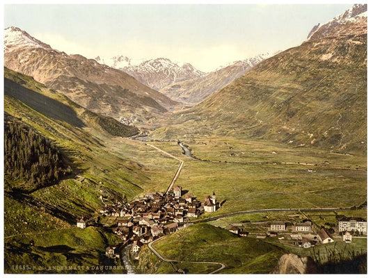 The Ursern Valley, Andermatt, Switzerland 0400-4614