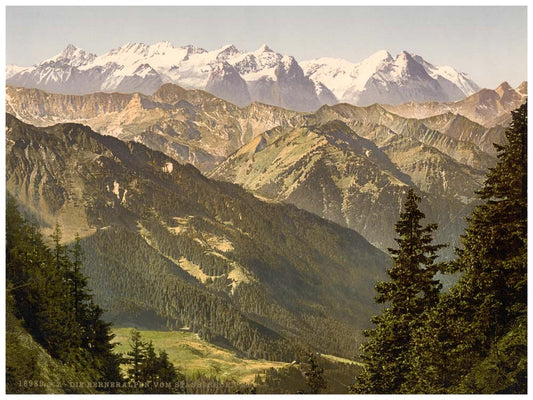 Bernese Alps, from Stanserhorn, Bernese Oberland, Switzerland 0400-4636