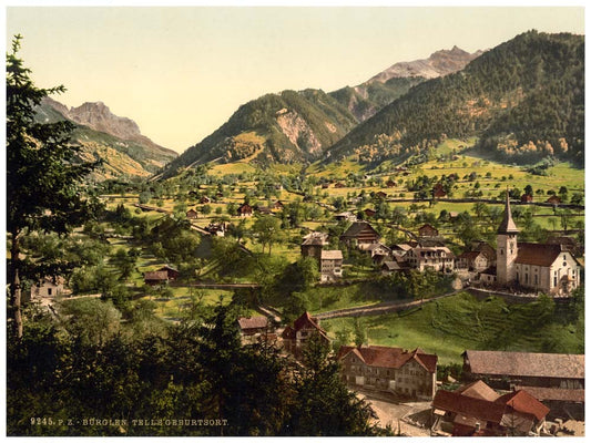 Burglen, Tell's birthplace, Lake Lucerne, Switzerland 0400-5008