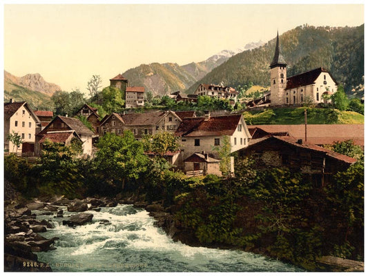 Burglen, Tell's birthplace, Lake Lucerne, Switzerland 0400-5009