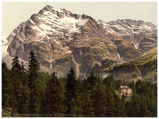 Maderanerthal Hotel, Lake Lucerne, Switzerland 0400-5028