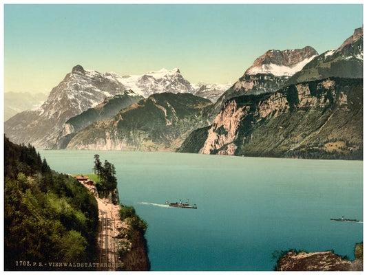 Rutli, and Urirotstock, Lake Lucerne, Switzerland 0400-5030