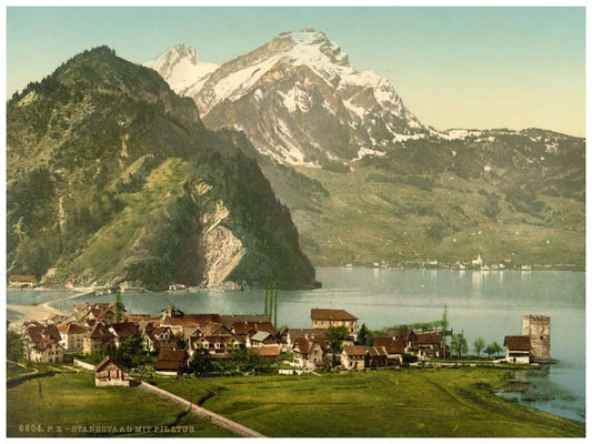 Stanstaad and Pilatus, Lake Lucerne, Switzerland 0400-5038