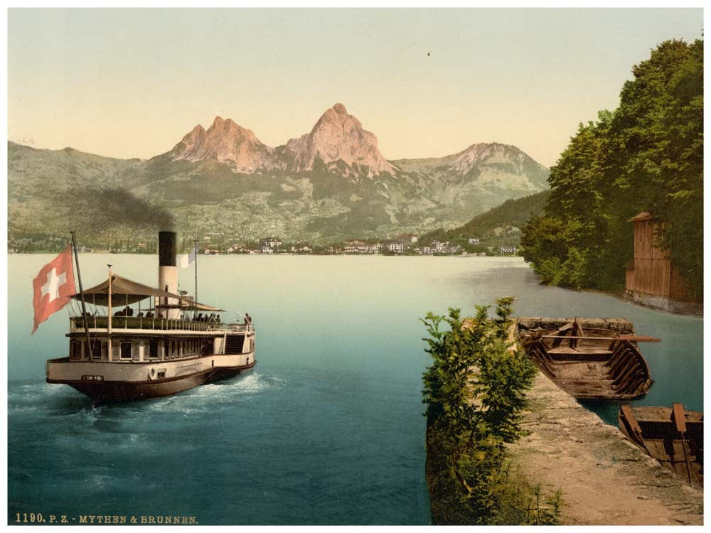 Treib and Mythen, Lake Lucerne, Switzerland 0400-5041