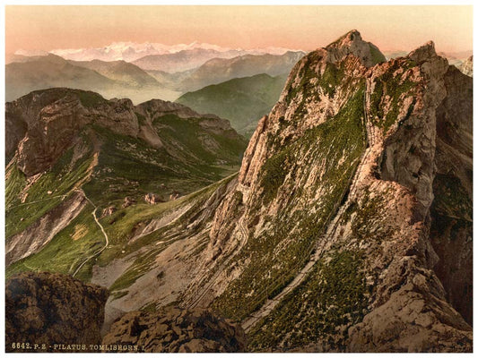 Tomlishorn, I. and Oberland Alps, Pilatus, Switzerland 0400-5055