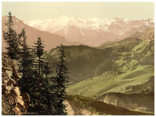 Panoramic view towards Titlis, Stanserhorn, Switzerland 0400-5073