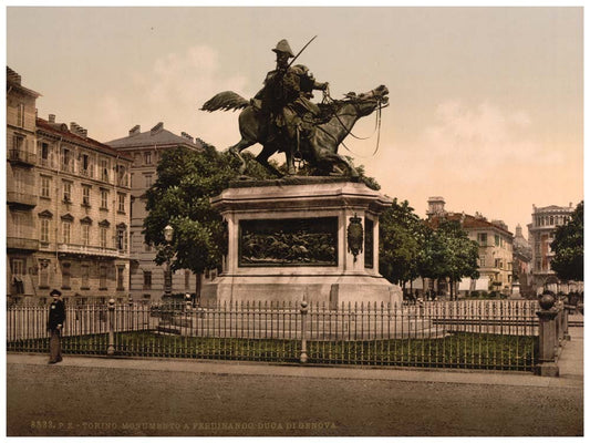 Monument of Ferdinand, Duke of Genoa, Turin, Italy 0400-5544