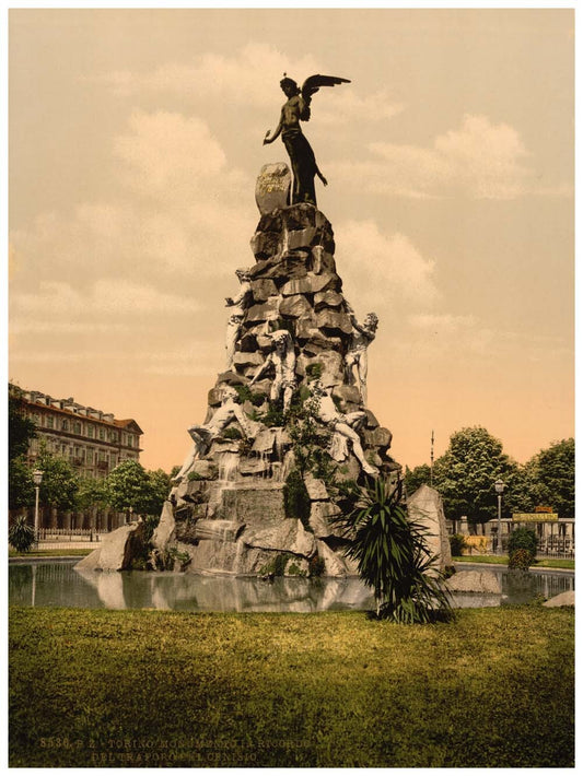 Monument in Rememberance of Traforo del Cenisio, Turin, Italy 0400-5546