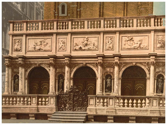 Loggia of St. Mark's, Venice, Italy 0400-5565