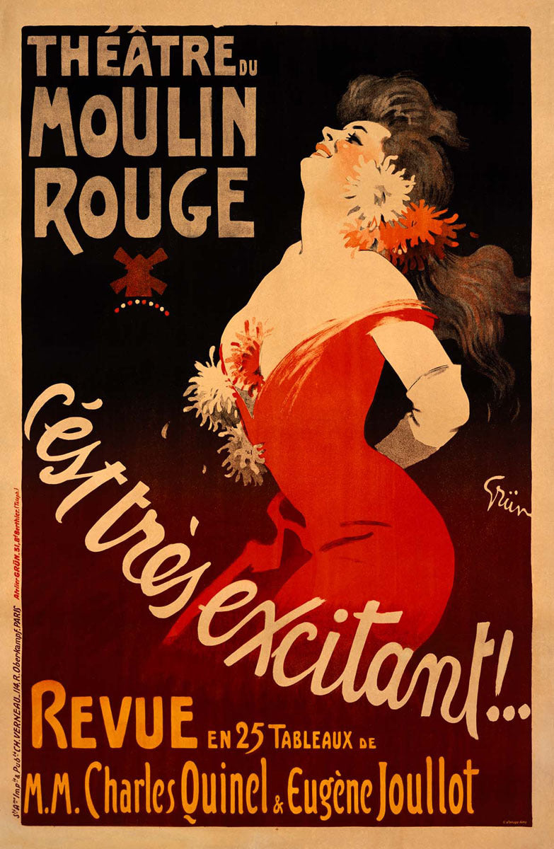 Moulin Rouge Theater Poster 0000-0787