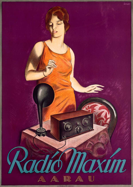 Maxim Tube Music Radio Poster 0000-0815