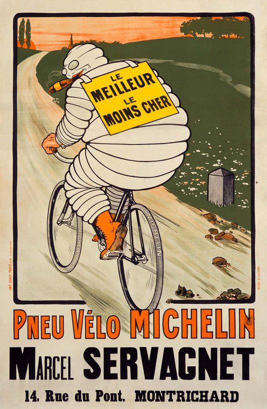 Bibendum Michelin Tire Man Poster 0000-0923