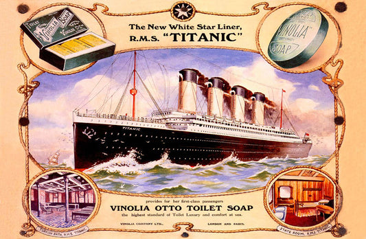 Vinolia Titanic Bath Soap Poster 0000-0952