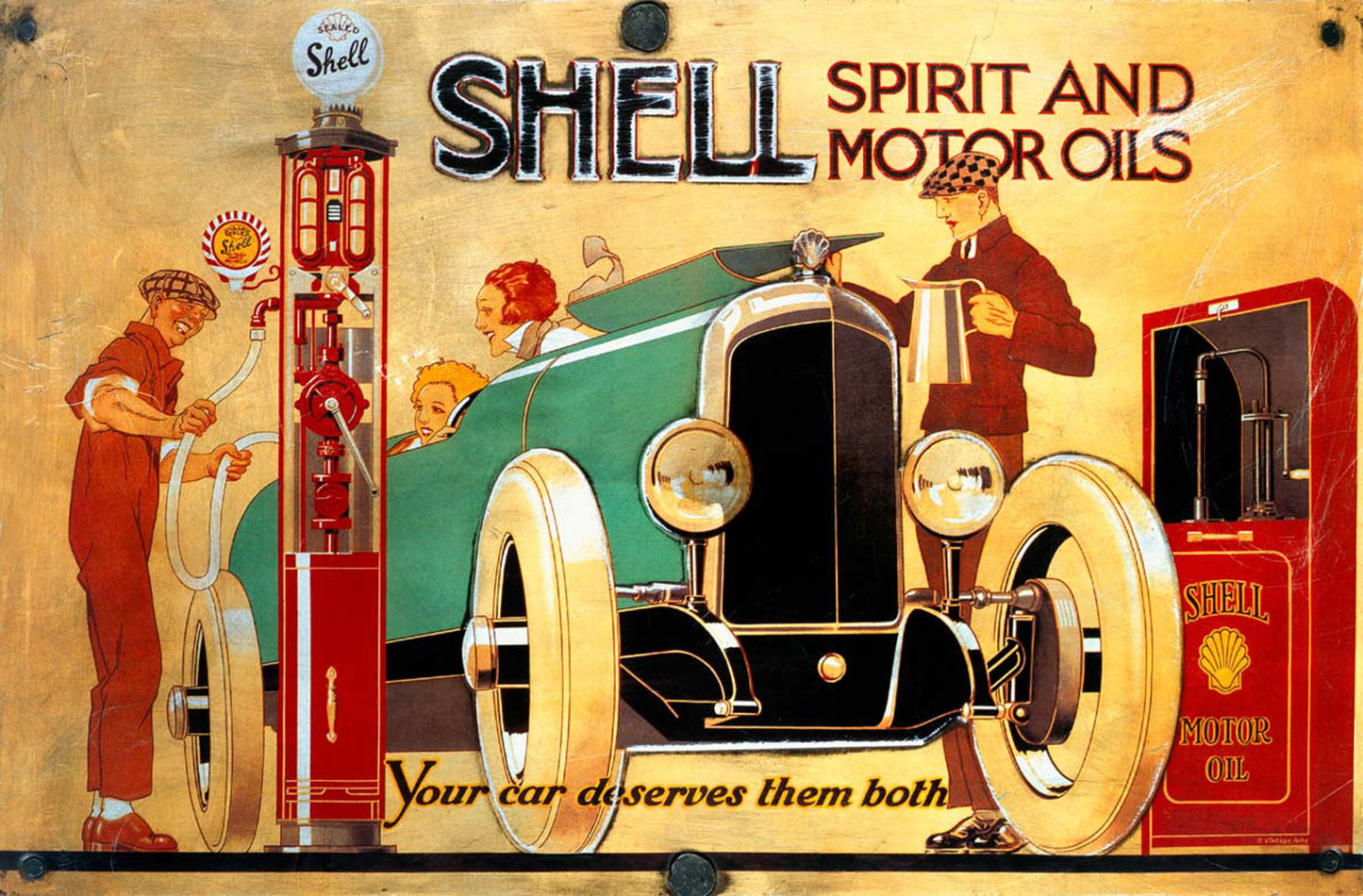 Shell Motor Oil Gasoline Poster 0000-0961