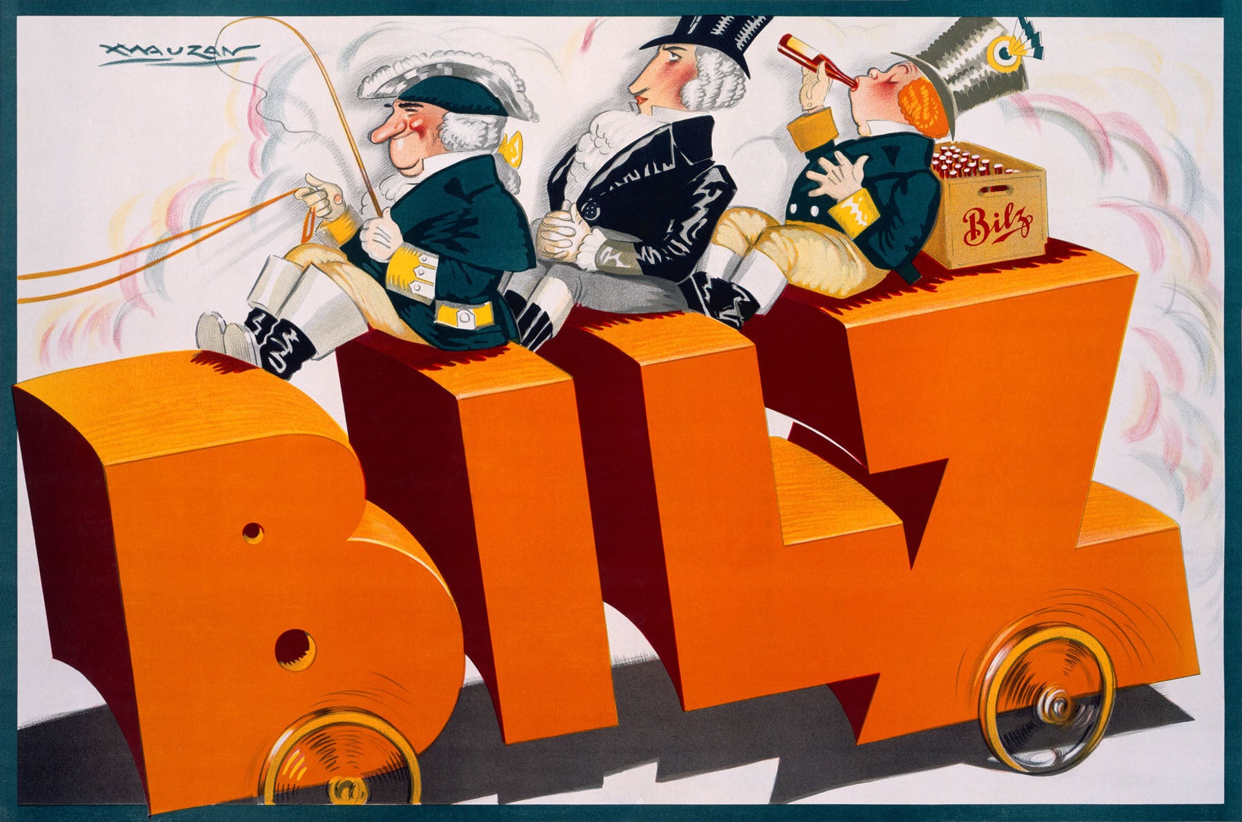 Bilz Orange Soda Pop Beverage Poster 0000-1001