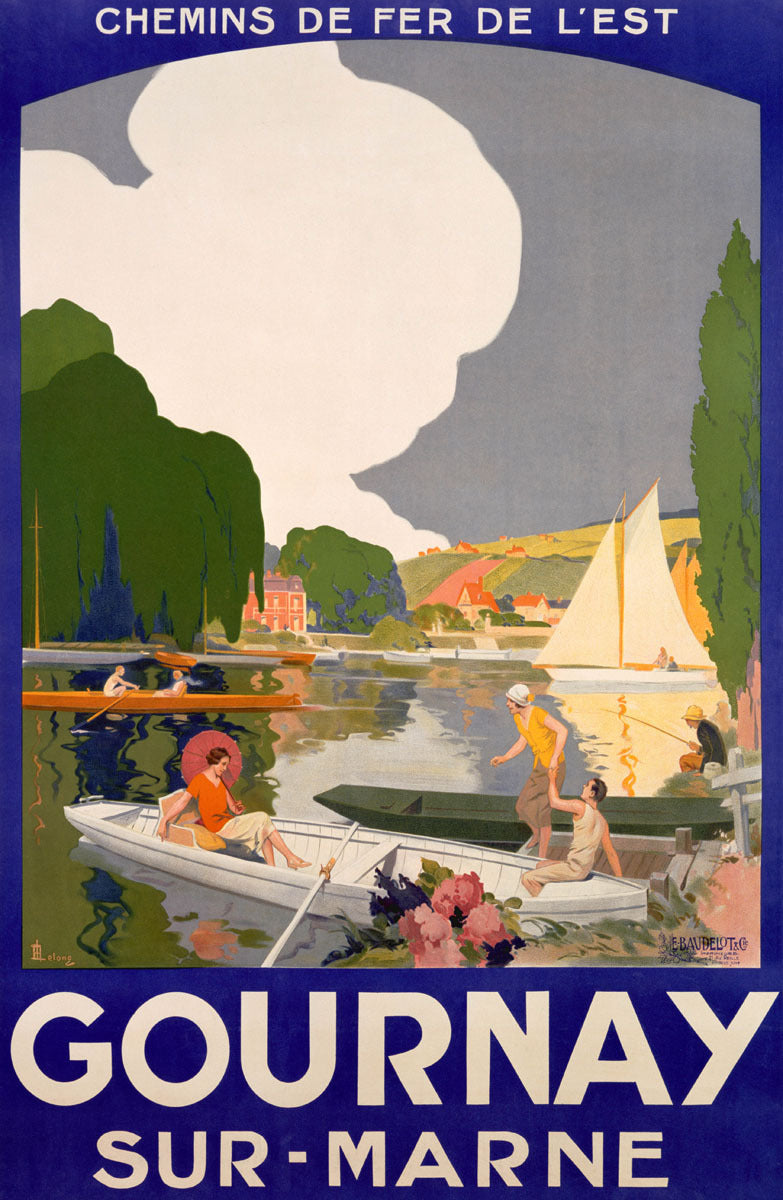 French Railway Gournay Travel Poster 0000-1123