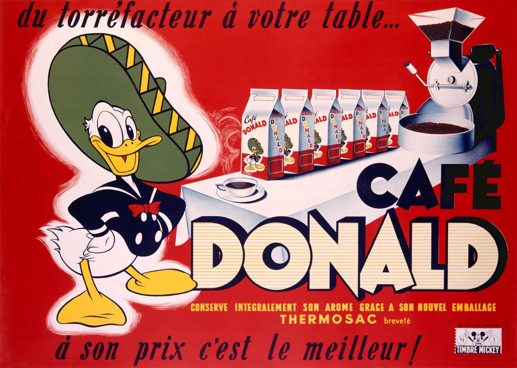 Caf, Donald Coffee Poster 0000-1144