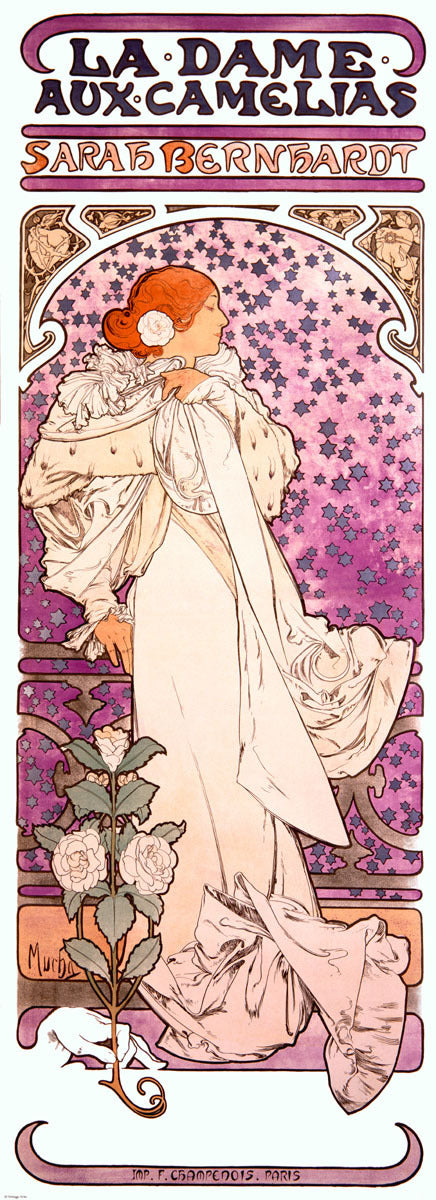 Mucha Sarah Bernhardt Tour Poster 0000-1174