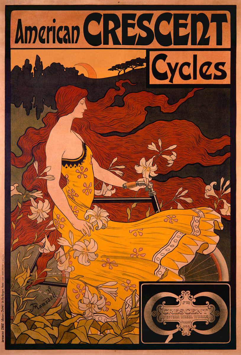 American Crescent Bicycles Poster 0000-1198