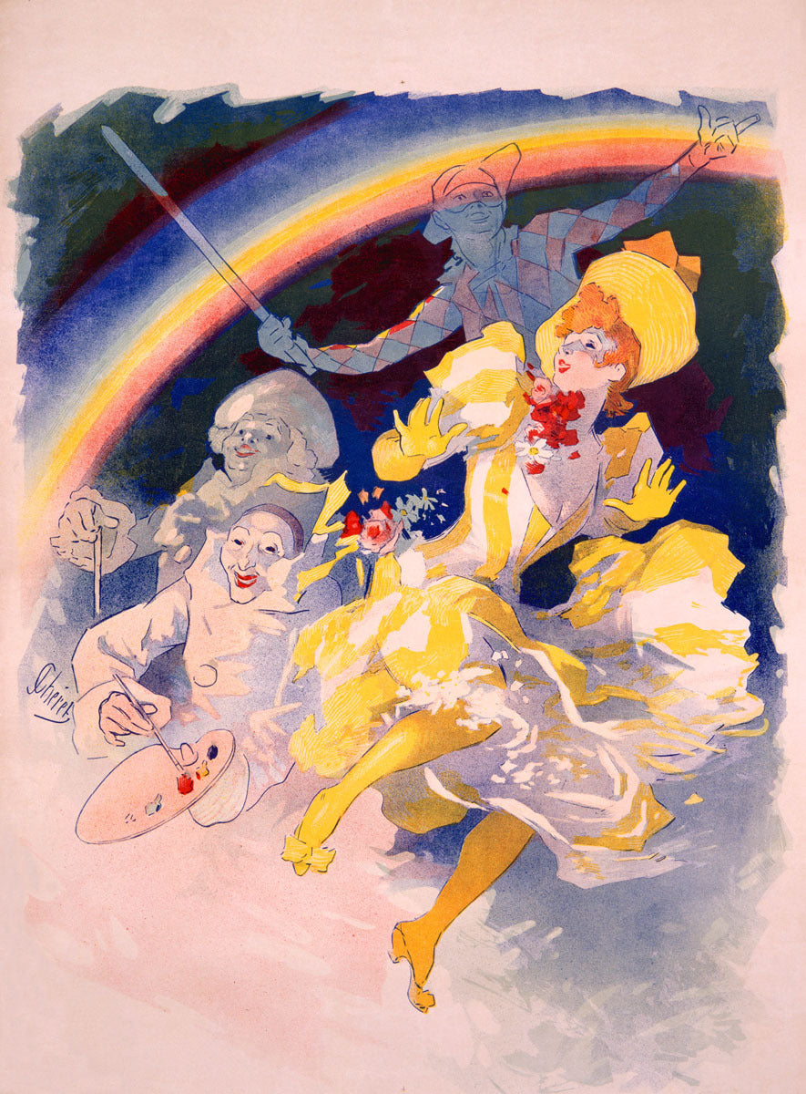 Folies-Bergere Rainbow Dance Poster 0000-1231