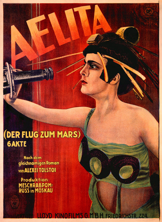 Aelita Russian Sci Fi Poster 0000-1237