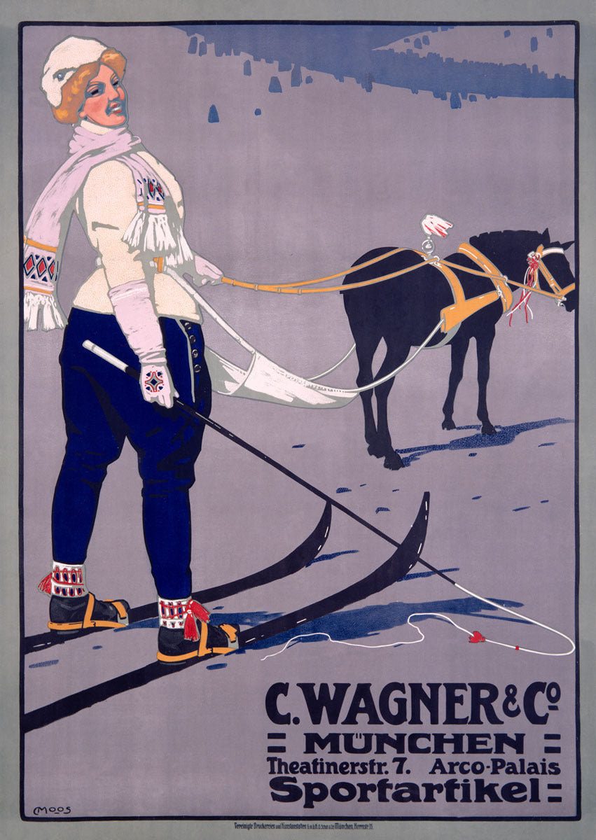 Wagner Co. Snow Ski Poster 0000-1254