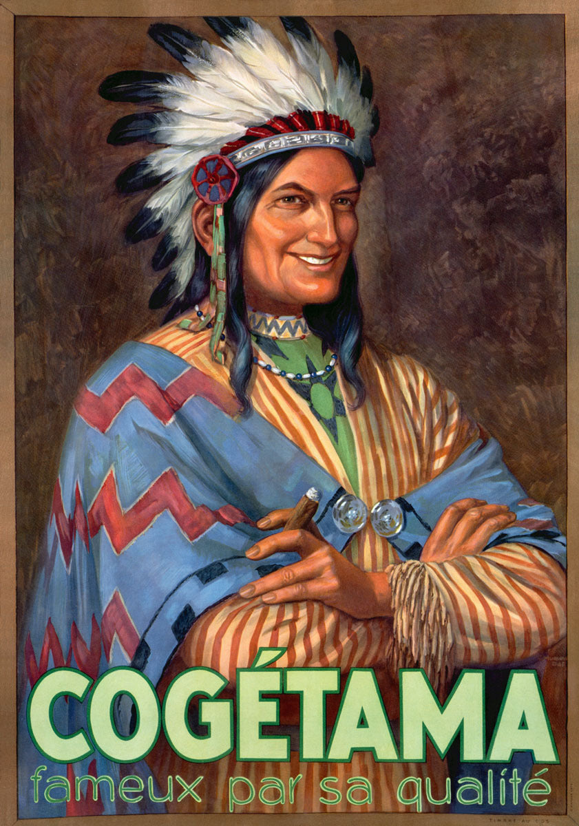 Chief Cogetama Cigar Poster 0000-1276