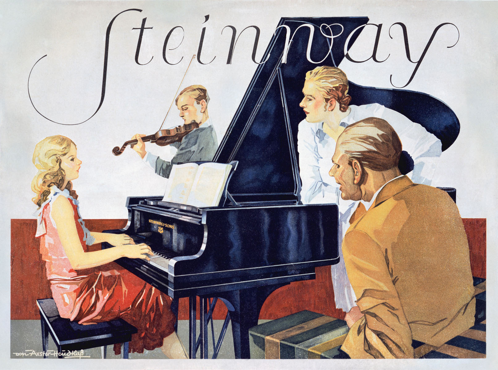 Steinway Grand Piano Poster 0000-1309