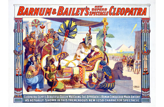 Barnum and Bailey Cleopatra Circus Poster 0000-1321