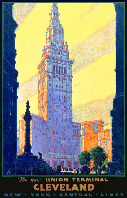 Cleveland Union Train Terminal Poster 0000-1415