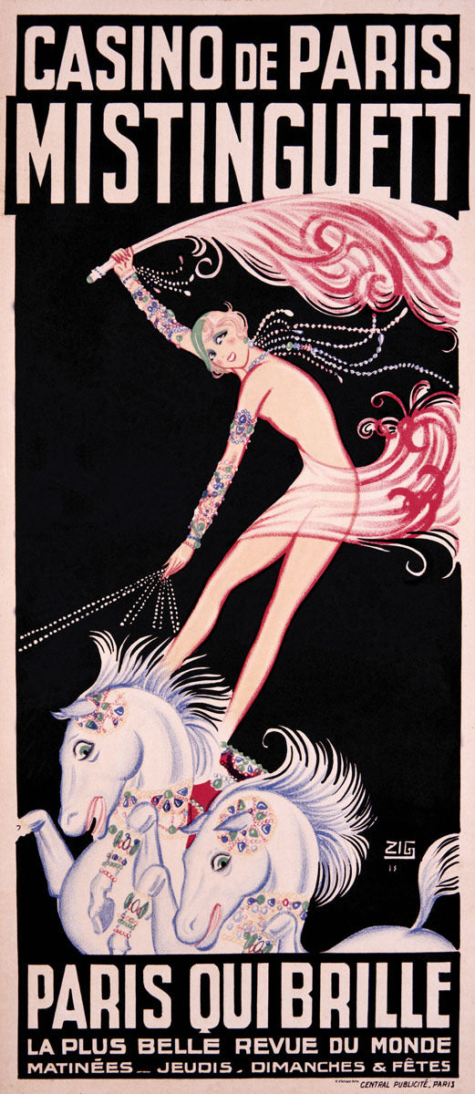 Casino of Paris Mistinguett Horse Poster 0000-1439