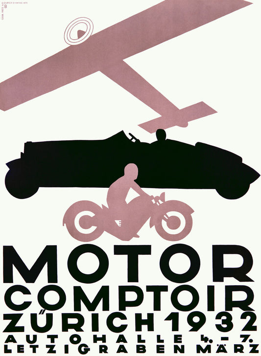 Zurich Motor Exposition Poster 0000-1449