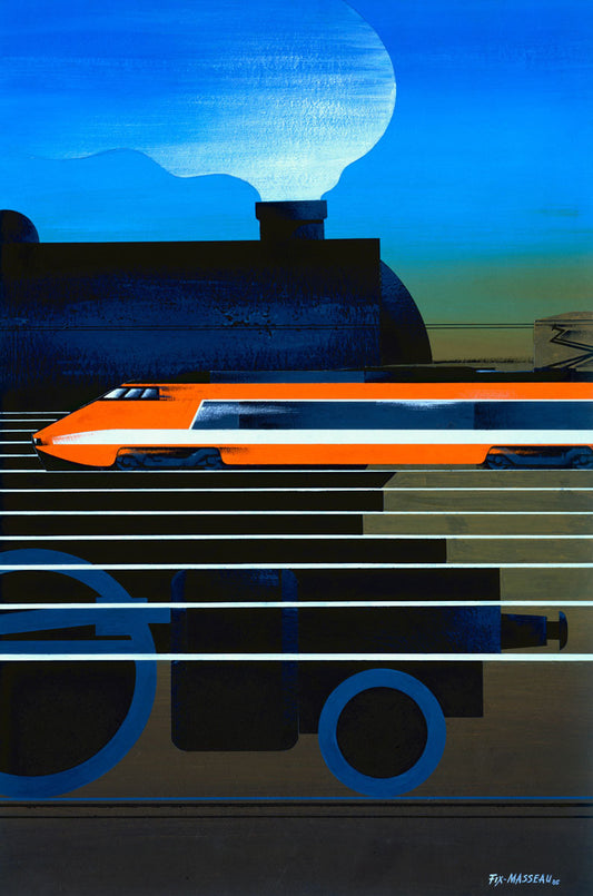 Evolution Locomotive Bullet Train Poster 0000-6152