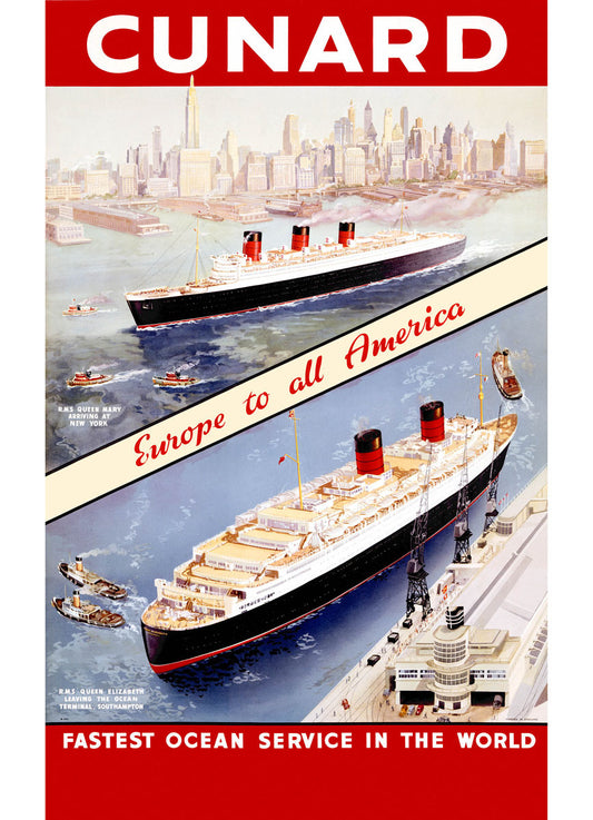 Cunard Oceanliner Poster 0000-6291