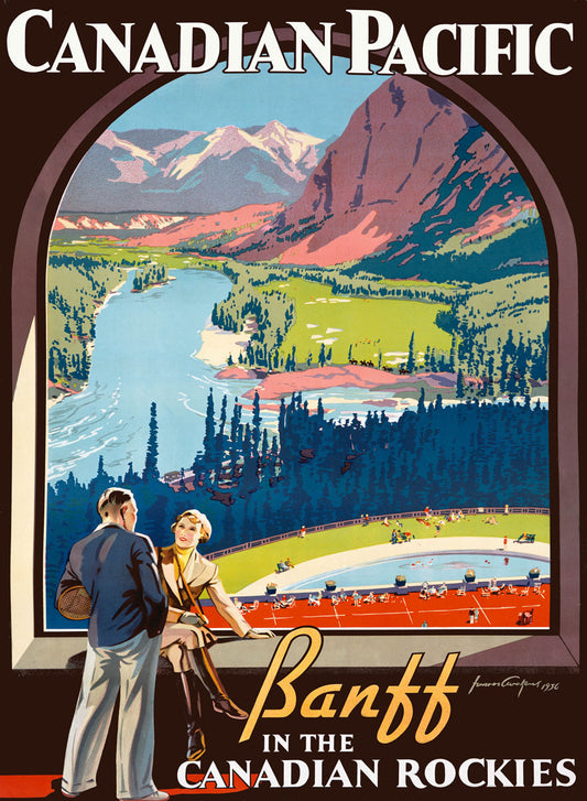 Canadian Pacific Railway Banff Poster 0000-6361