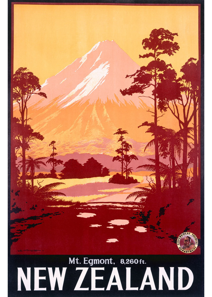 Mount Egmont New Zealand Poster 0000-6427