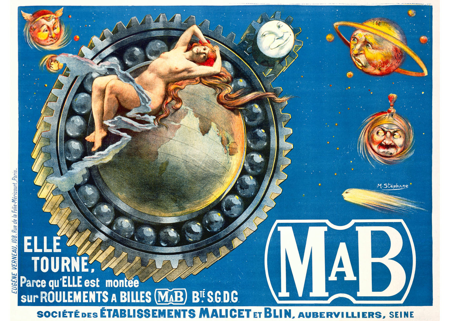 MAB Universe Ball Bearing Poster 0000-6473