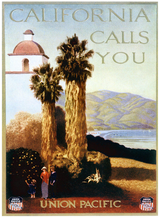 Union Pacific California Calls You Poster 0000-6582