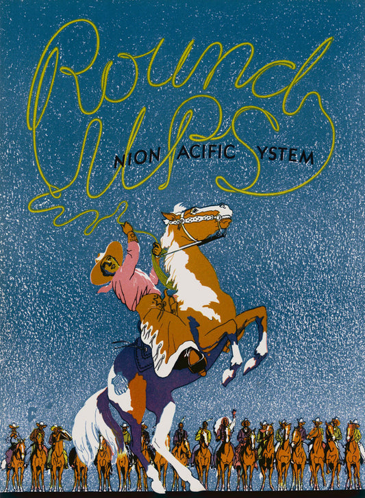 Union Pacific Cowboy Round Up Poster 0000-6593