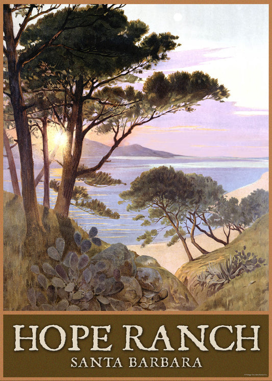 Hope Ranch Beach Santa Barbara Poster 0000-6660