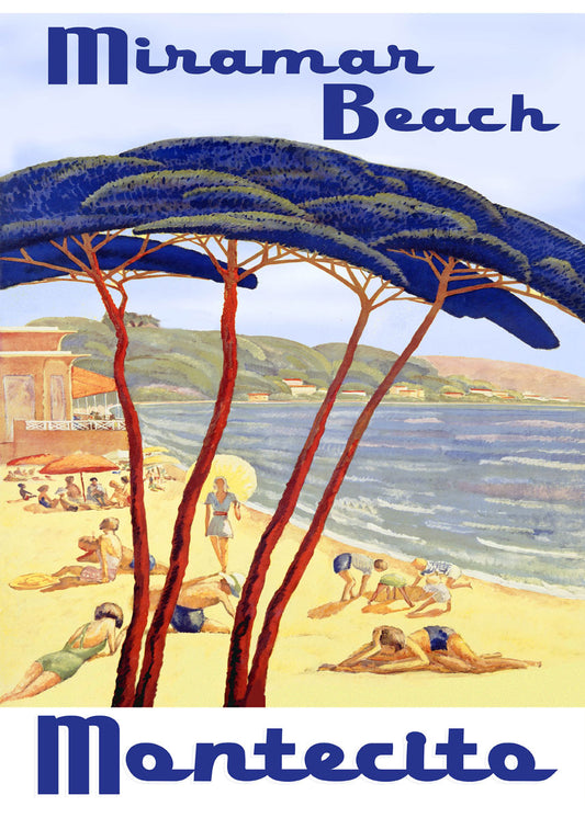 Santa Barbara Miramar Beach Poster 0000-6661