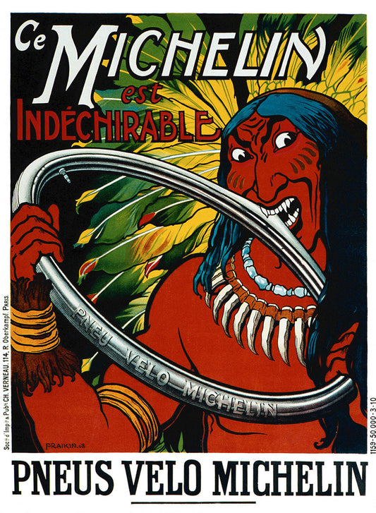 Michelin Indian Bicycle Tire Poster 0000-6697