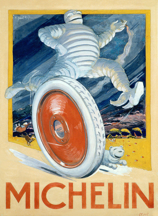 Michelin Bibendum Automotive Tire Poster 0000-6709