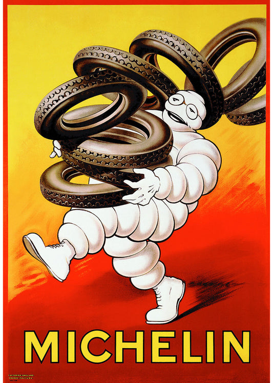 Michelin Bibendum Tire Man Poster 0000-6711