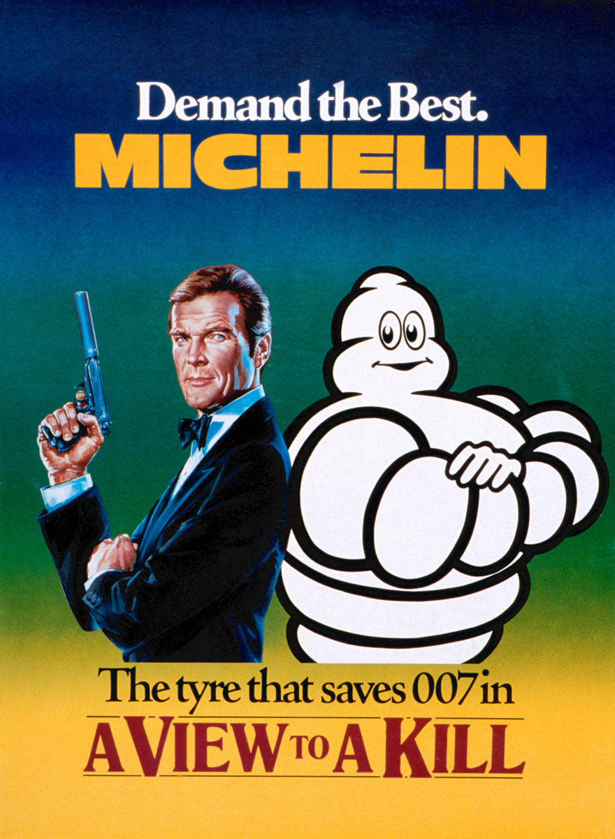 Michelin Tire James Bond Movie Poster 0000-6729