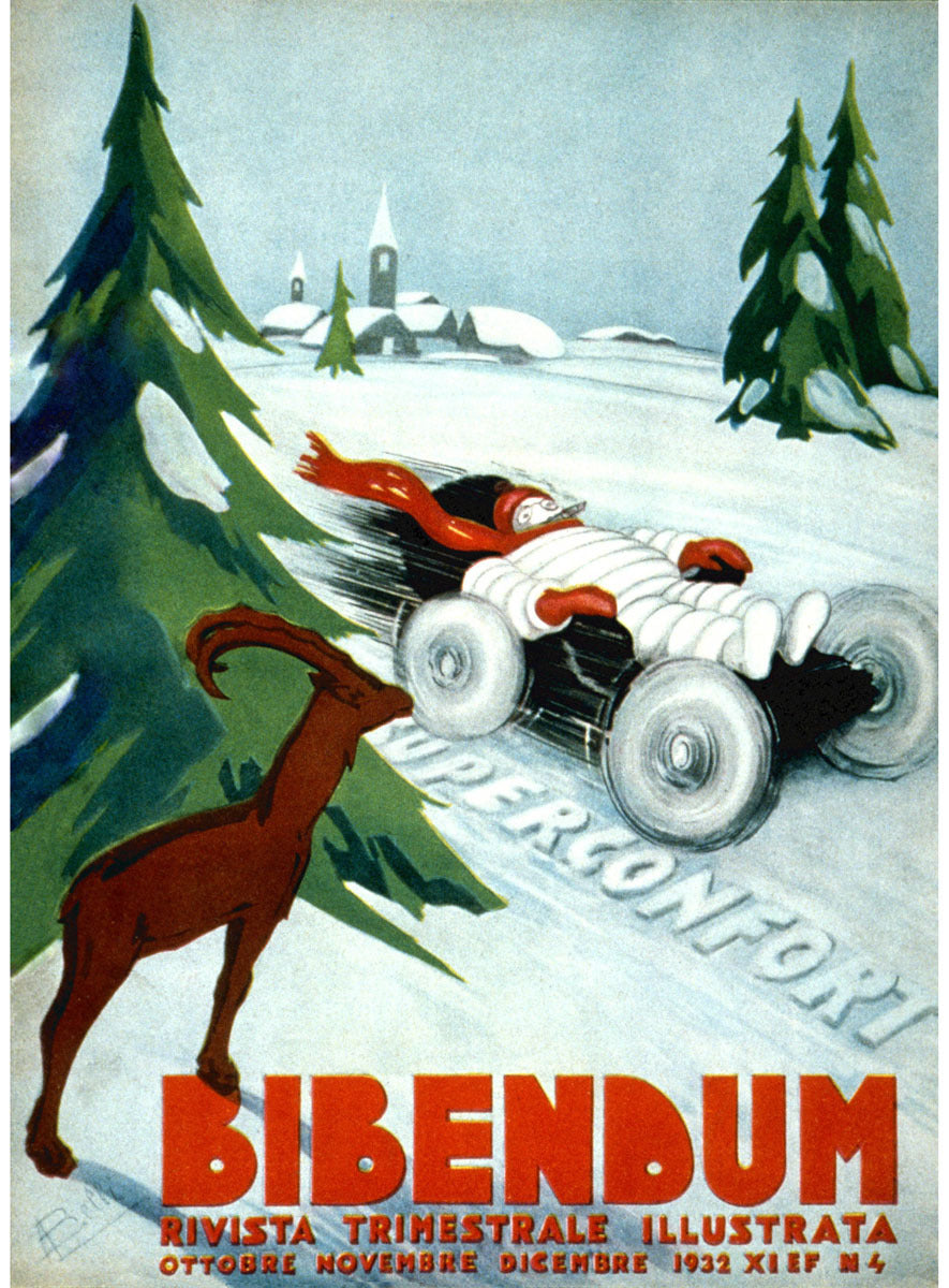 Michelin Bibendum Snow Tire Poster 0000-6733